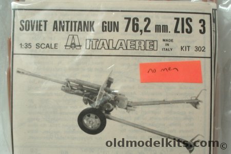 Italaerei 1/35 Soviet Anti-tank Gun 76.2mm ZIS 3 Bagged, 302 plastic model kit